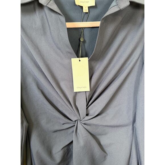 NEW NWT Cinq a Sept McKenna Mini Dress Navy Blue Size 4 - Picture 5 of 6